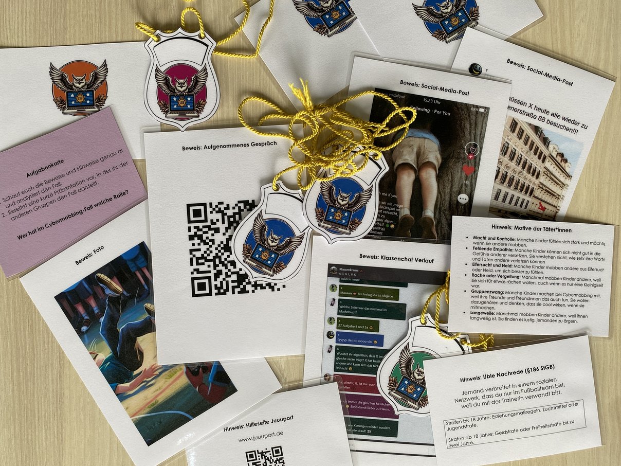 Laminierte Texte, Bilder und Marken