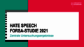 Logo: Hate Speech Forsa-Studie 2021