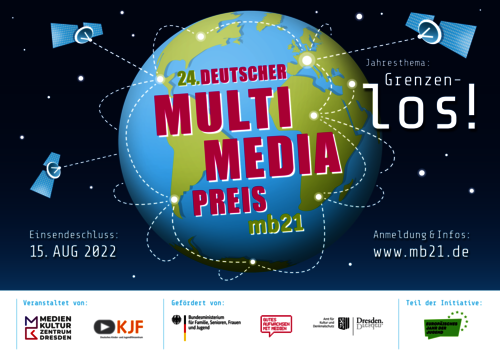 Grenzenlos mit Medien kreativ sein – Ausschreibungsstart Deutscher Multimediapreis mb21