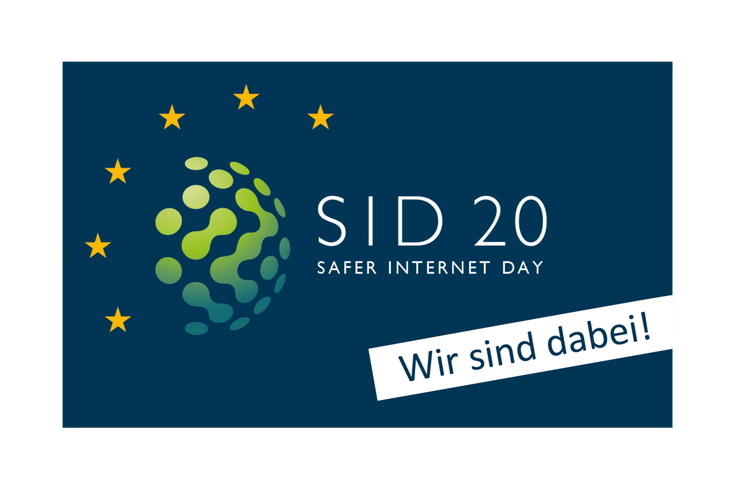 Klicksafe Banner Safer Internet Day 2020 Wir sind dabei 