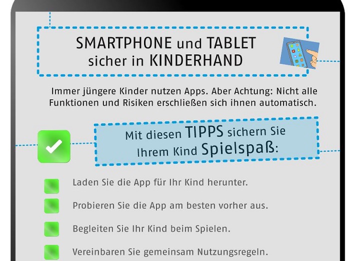 Handzettel Kinder-Apps