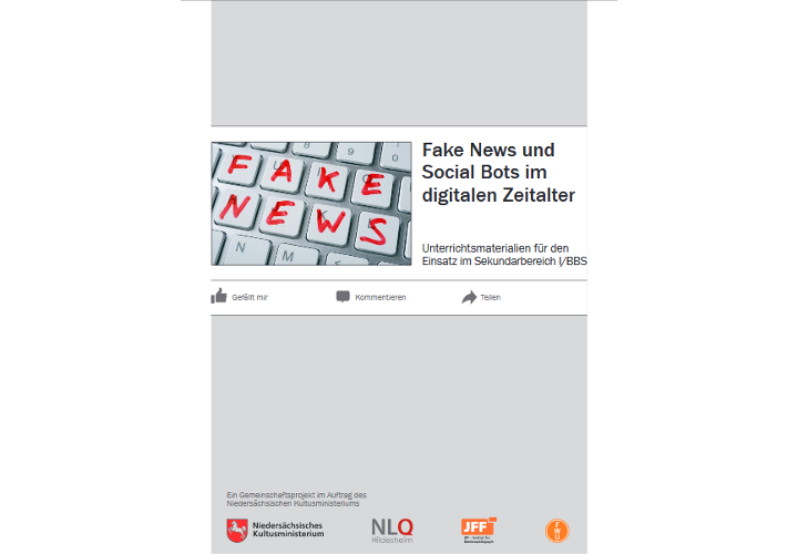 Broschüre Fake News Unterrichtsmaterial