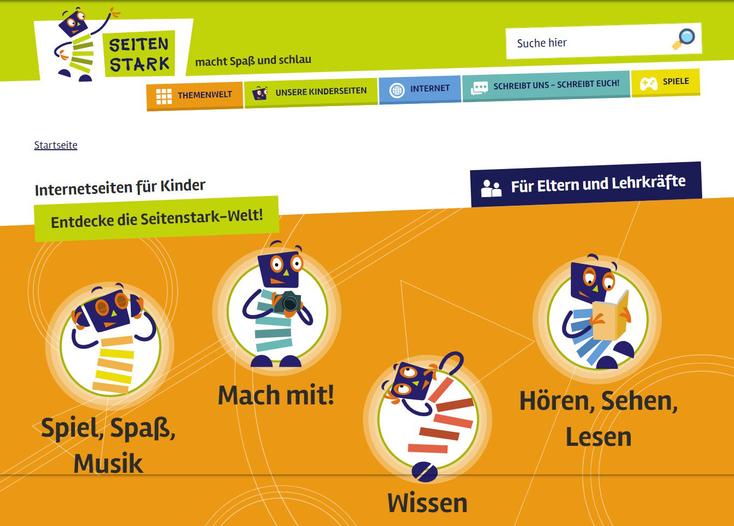 20190110_relaunch_seitenstark.jpg Ansicht: Startseite von Seitenstark
