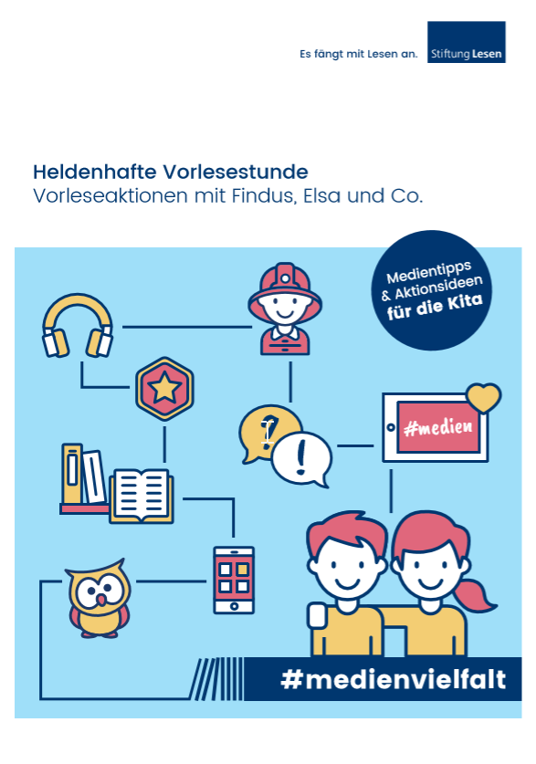 Screenshot vom Cover zur Heldenhaften Vorlesestudie des Projektes #medienvielfalt